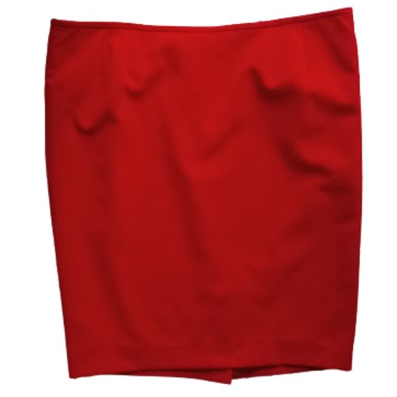 Red Skirt Suit Size 18  Fits 16 - Picture 3 of 3